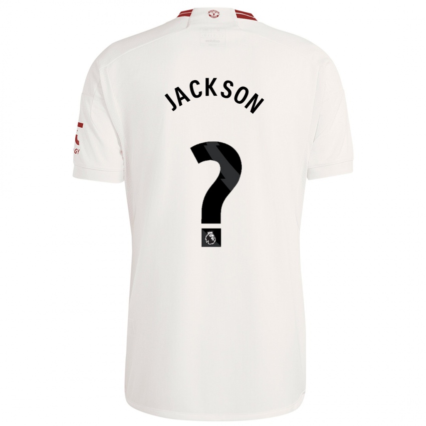 Kinder Louis Jackson #0 Weiß Ausweichtrikot Trikot 2023/24 T-Shirt