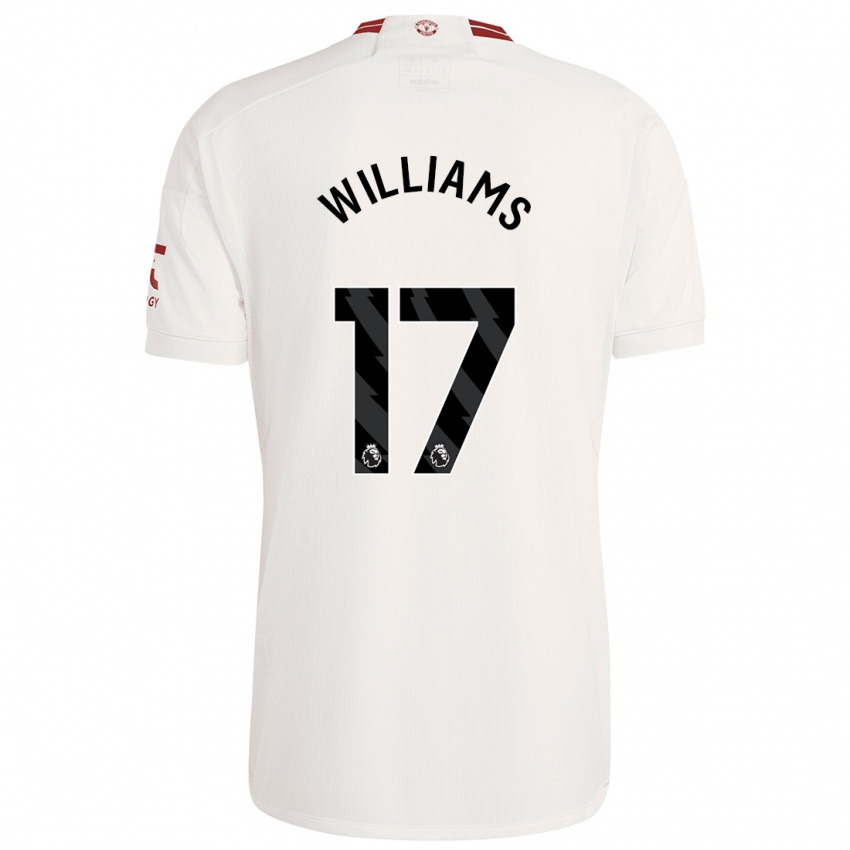 Kinder Rachel Williams #17 Weiß Ausweichtrikot Trikot 2023/24 T-Shirt