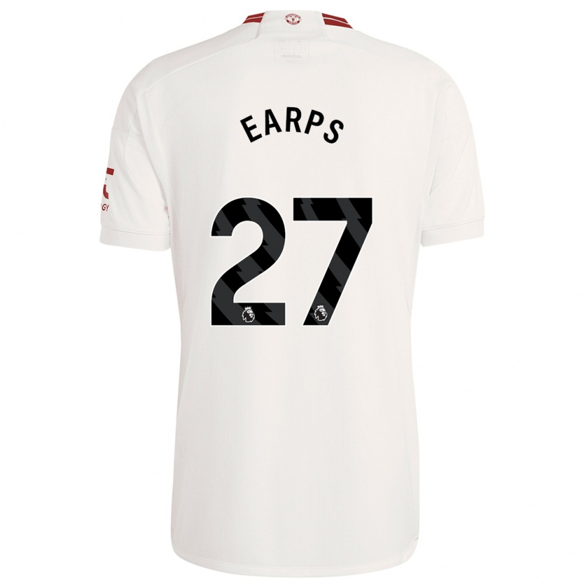 Kinder Mary Earps #27 Weiß Ausweichtrikot Trikot 2023/24 T-Shirt