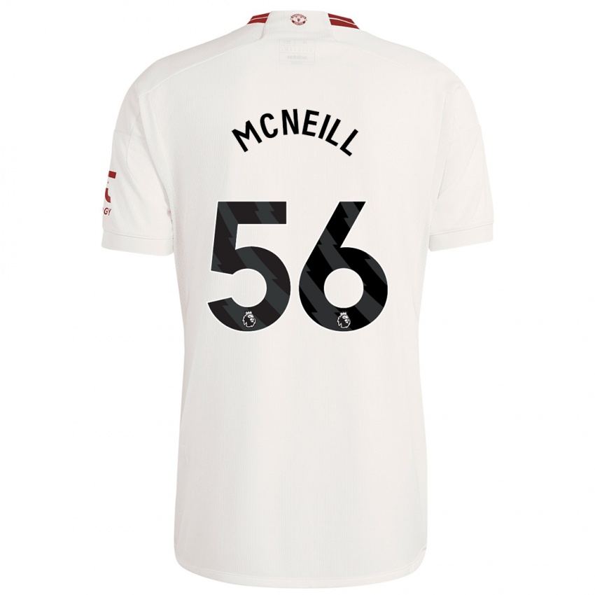 Kinder Charlie Mcneill #56 Weiß Ausweichtrikot Trikot 2023/24 T-Shirt