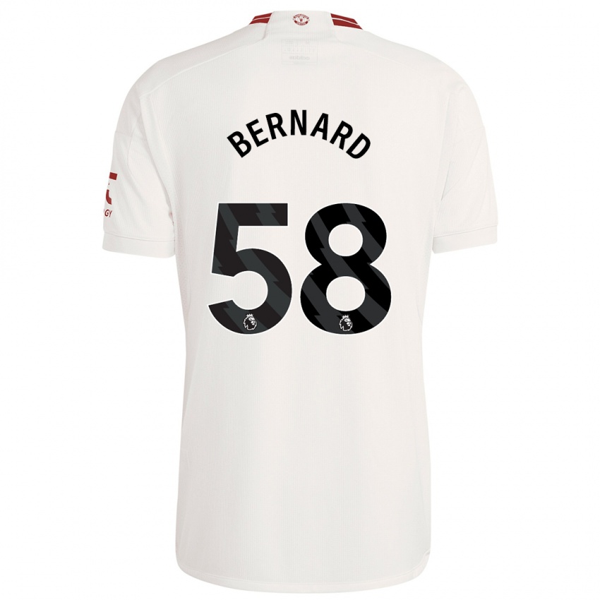 Kinder Bernard #58 Weiß Ausweichtrikot Trikot 2023/24 T-Shirt