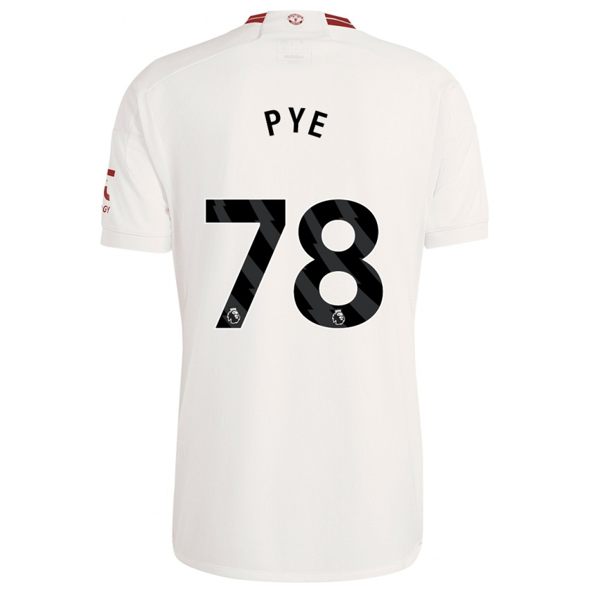 Kinder Logan Pye #78 Weiß Ausweichtrikot Trikot 2023/24 T-Shirt