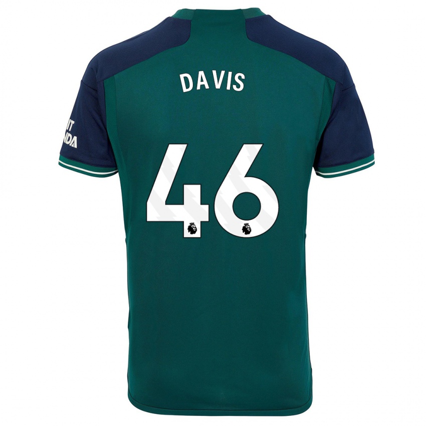 Kinder Timi Davis #46 Grün Ausweichtrikot Trikot 2023/24 T-Shirt