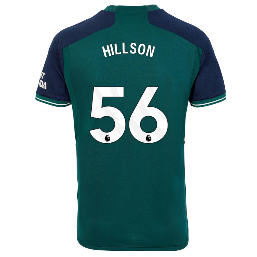 Kinder James Hillson #56 Grün Ausweichtrikot Trikot 2023/24 T-Shirt