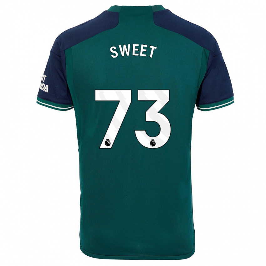 Kinder James Sweet #73 Grün Ausweichtrikot Trikot 2023/24 T-Shirt