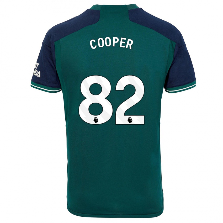 Kinder Noah Cooper #82 Grün Ausweichtrikot Trikot 2023/24 T-Shirt