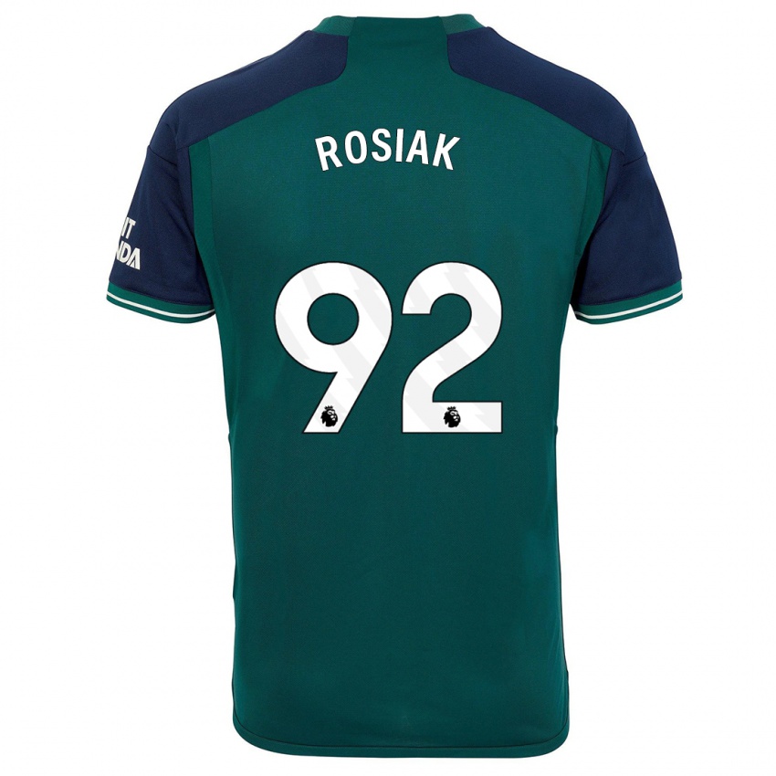 Kinder Michal Rosiak #92 Grün Ausweichtrikot Trikot 2023/24 T-Shirt