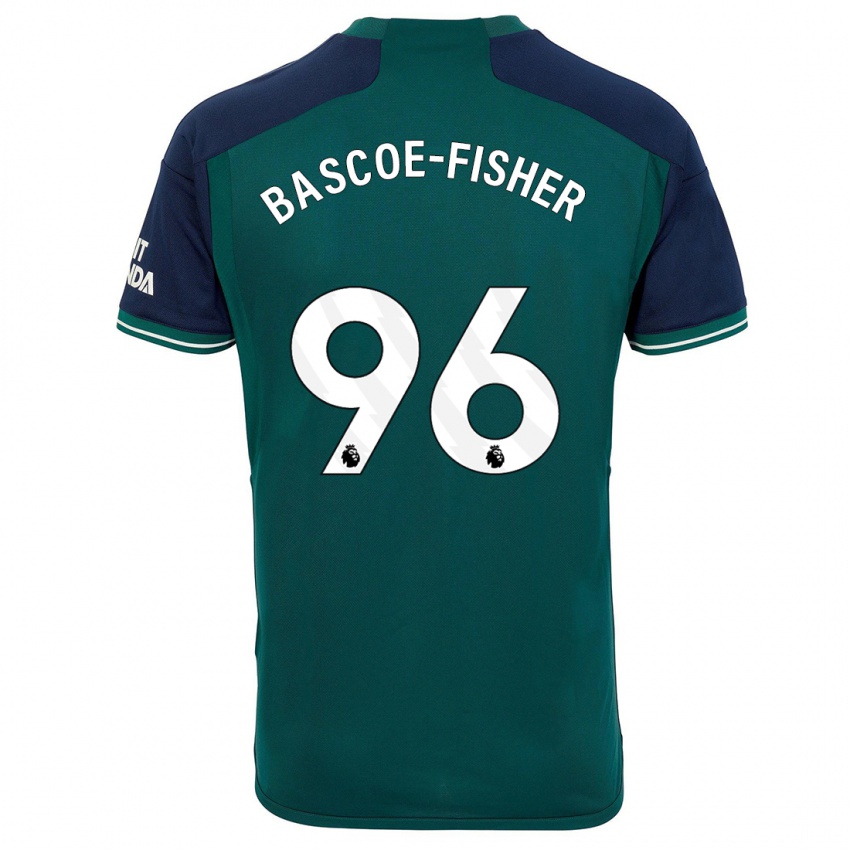 Kinder Jakai Bascoe-Fisher #96 Grün Ausweichtrikot Trikot 2023/24 T-Shirt