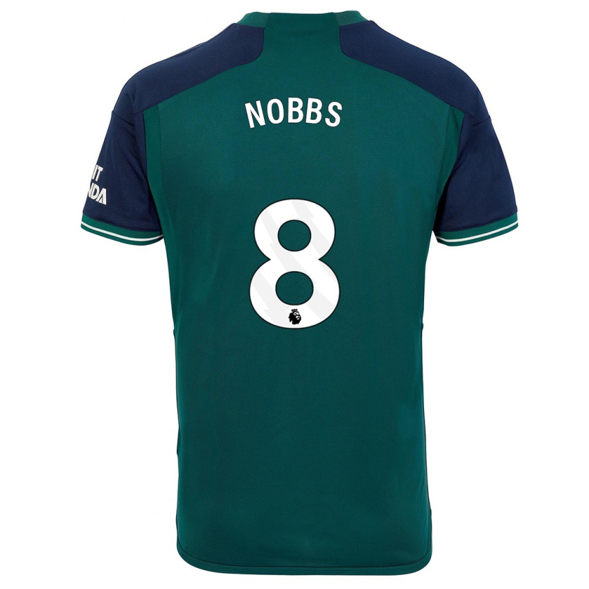 Kinder Nobbs #8 Grün Ausweichtrikot Trikot 2023/24 T-Shirt