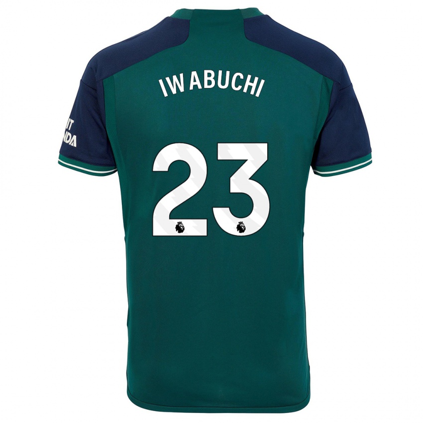 Kinder Mana Iwabuchi #23 Grün Ausweichtrikot Trikot 2023/24 T-Shirt
