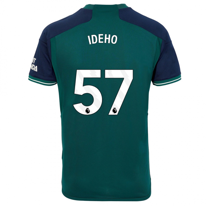 Kinder Joel Ideho #57 Grün Ausweichtrikot Trikot 2023/24 T-Shirt