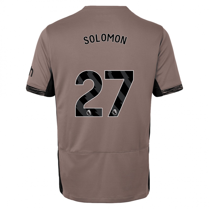 Kinder Manor Solomon #27 Dunkelbeige Ausweichtrikot Trikot 2023/24 T-Shirt