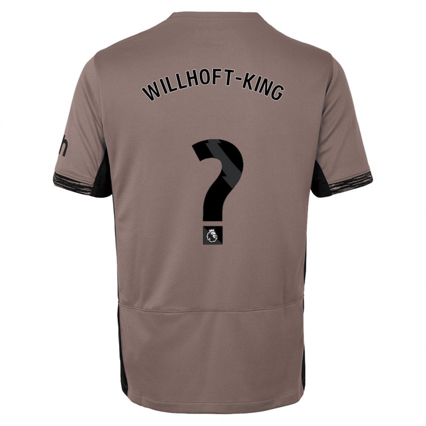 Kinder Han Willhoft-King #0 Dunkelbeige Ausweichtrikot Trikot 2023/24 T-Shirt