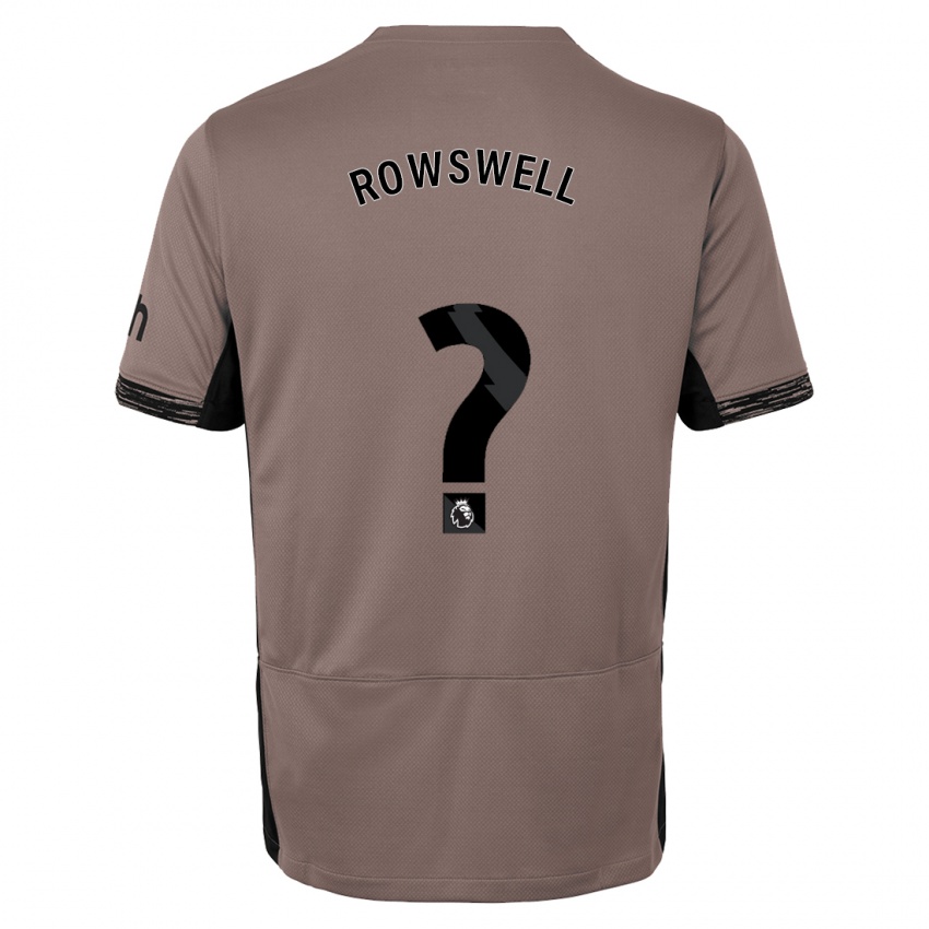 Kinder James Rowswell #0 Dunkelbeige Ausweichtrikot Trikot 2023/24 T-Shirt