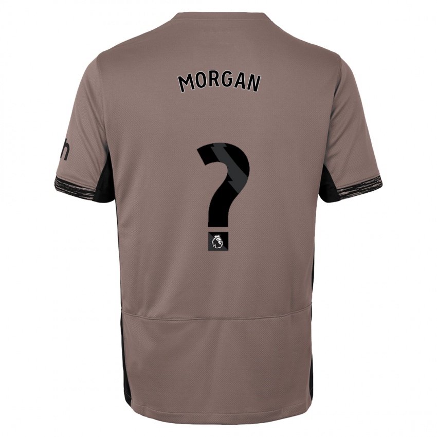 Kinder Kieran Morgan #0 Dunkelbeige Ausweichtrikot Trikot 2023/24 T-Shirt