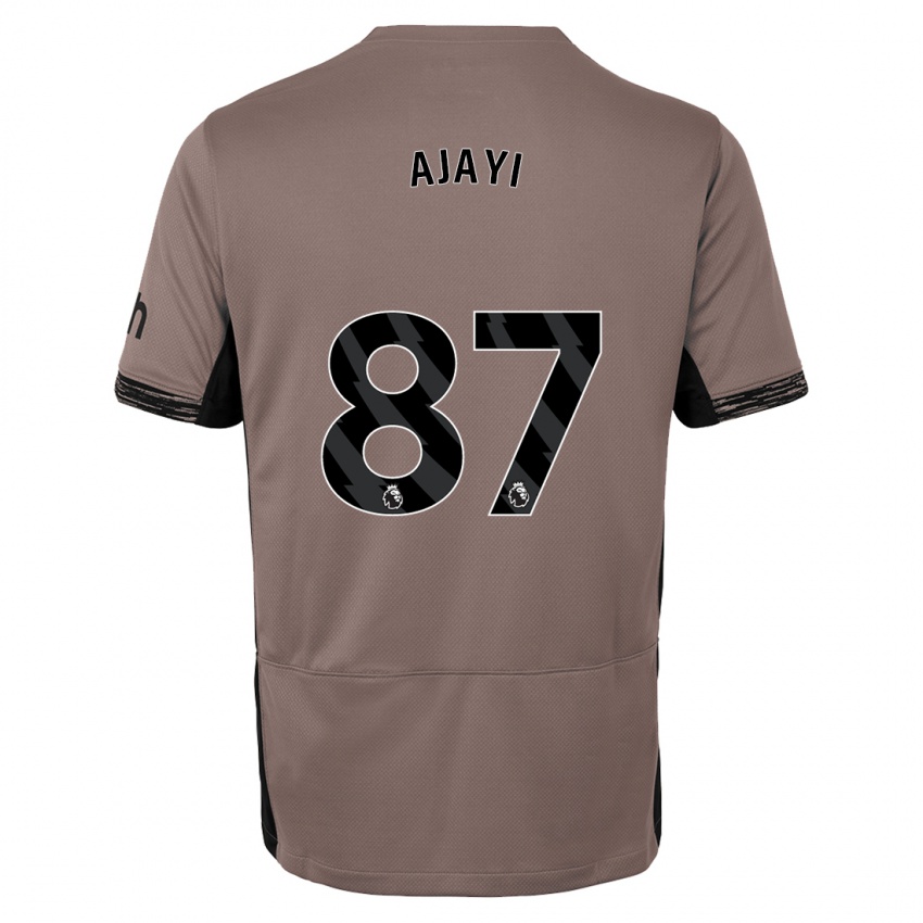 Kinder Damola Ajayi #87 Dunkelbeige Ausweichtrikot Trikot 2023/24 T-Shirt