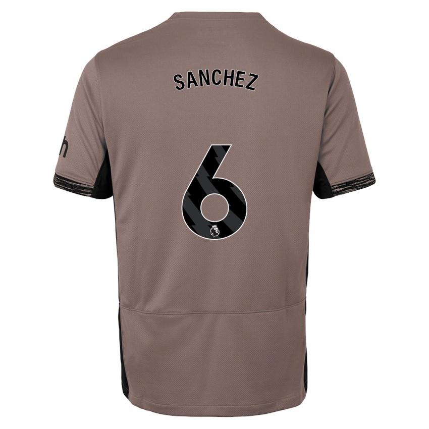 Kinder Davinson Sanchez #6 Dunkelbeige Ausweichtrikot Trikot 2023/24 T-Shirt