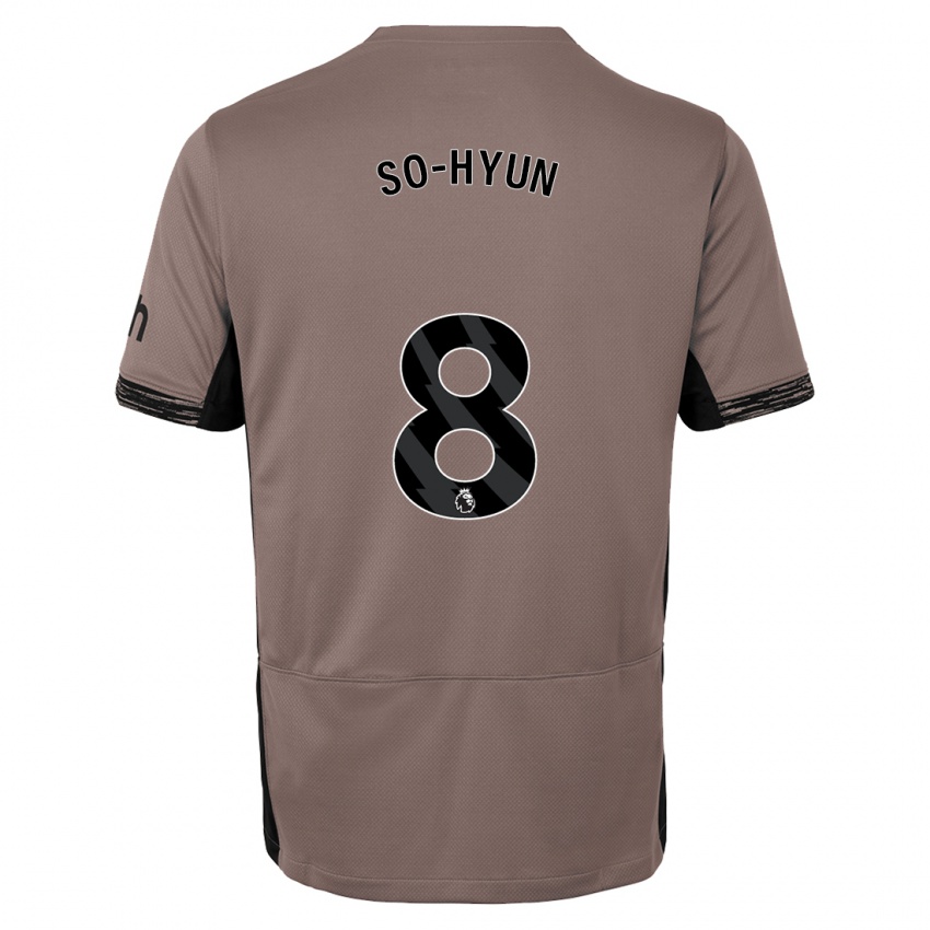 Kinder Cho So-Hyun #8 Dunkelbeige Ausweichtrikot Trikot 2023/24 T-Shirt