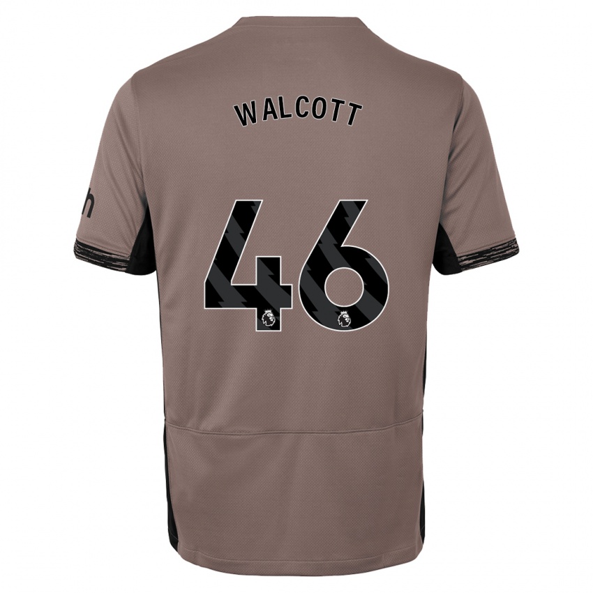Kinder Malachi Fagan Walcott #46 Dunkelbeige Ausweichtrikot Trikot 2023/24 T-Shirt