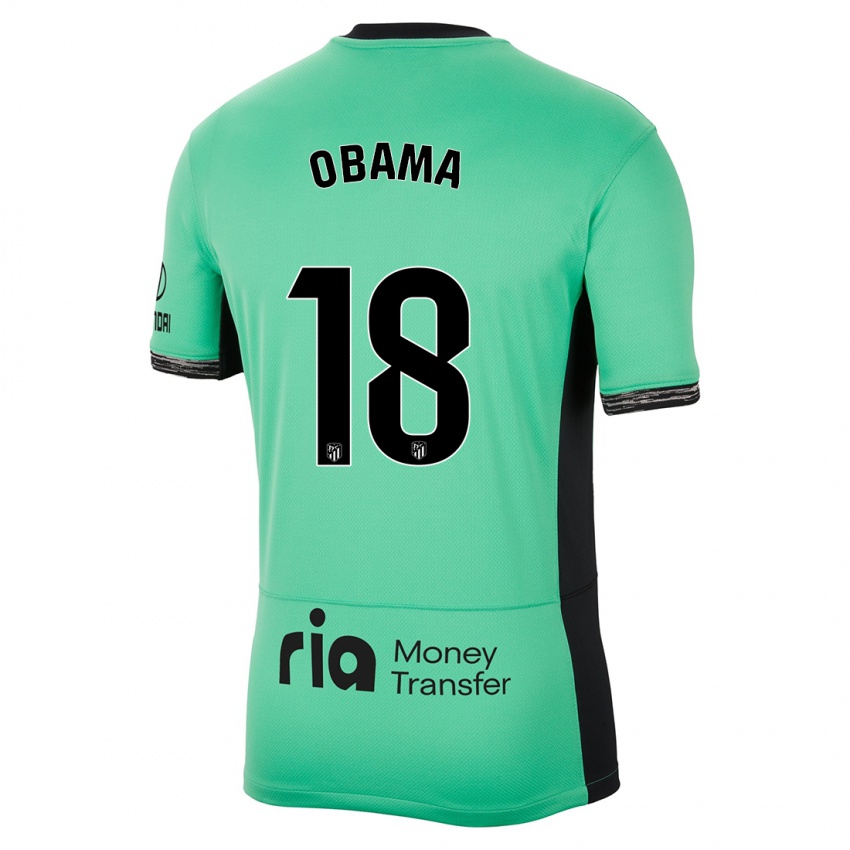 Kinder Salomon Obama #18 Frühlingsgrün Ausweichtrikot Trikot 2023/24 T-Shirt