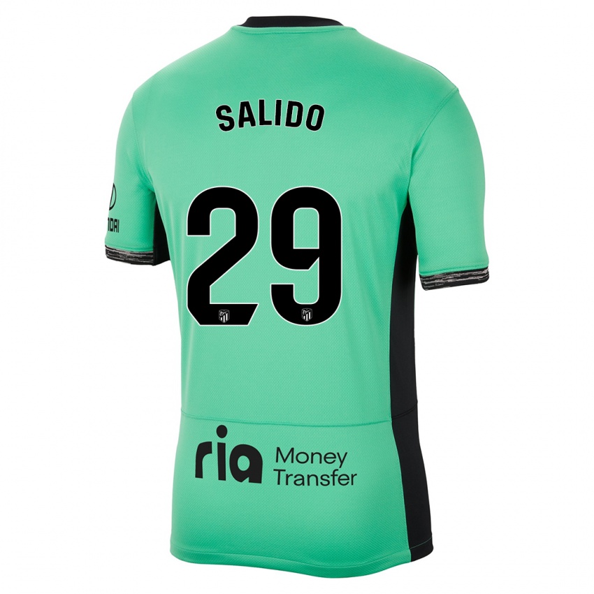 Kinder Alberto Salido #29 Frühlingsgrün Ausweichtrikot Trikot 2023/24 T-Shirt