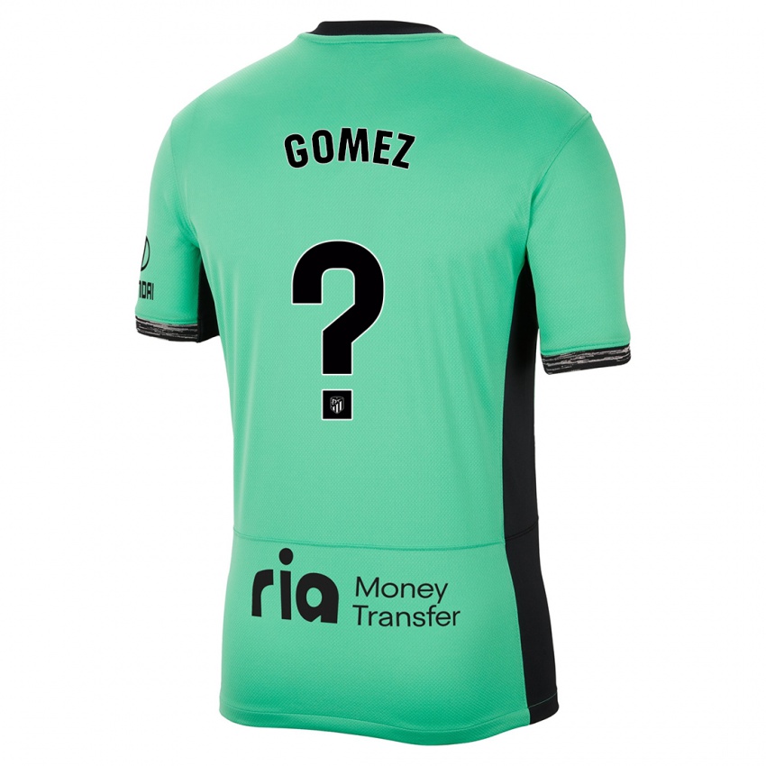 Kinder Javi Gomez #0 Frühlingsgrün Ausweichtrikot Trikot 2023/24 T-Shirt