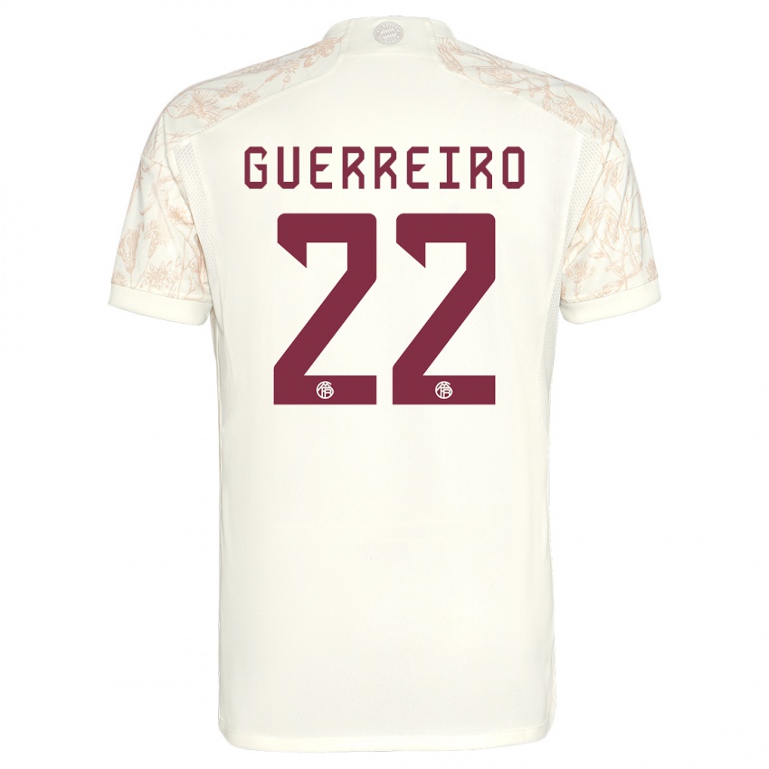 Kinder Raphaël Guerreiro #22 Cremefarben Ausweichtrikot Trikot 2023/24 T-Shirt