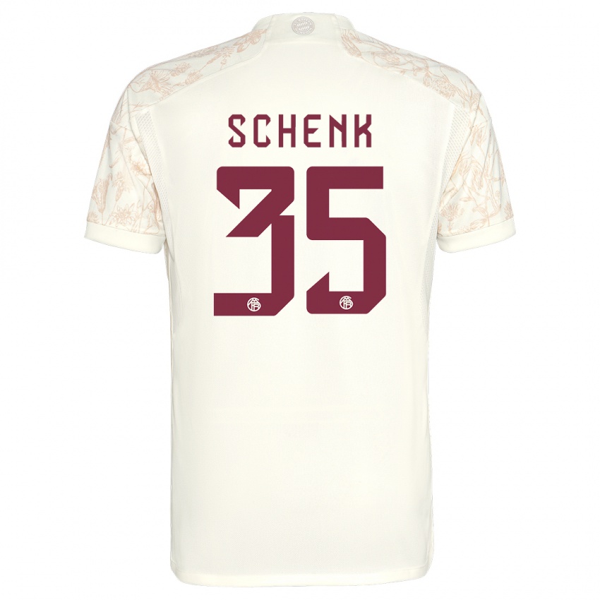 Kinder Johannes Schenk #35 Cremefarben Ausweichtrikot Trikot 2023/24 T-Shirt