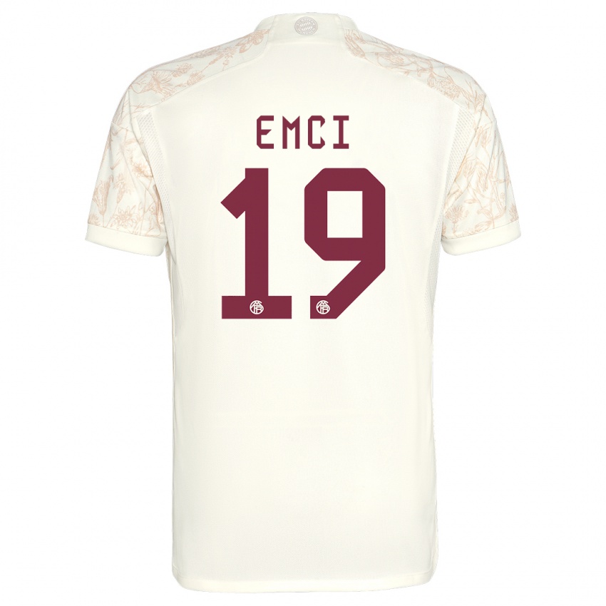 Kinder Ben Emci #19 Cremefarben Ausweichtrikot Trikot 2023/24 T-Shirt
