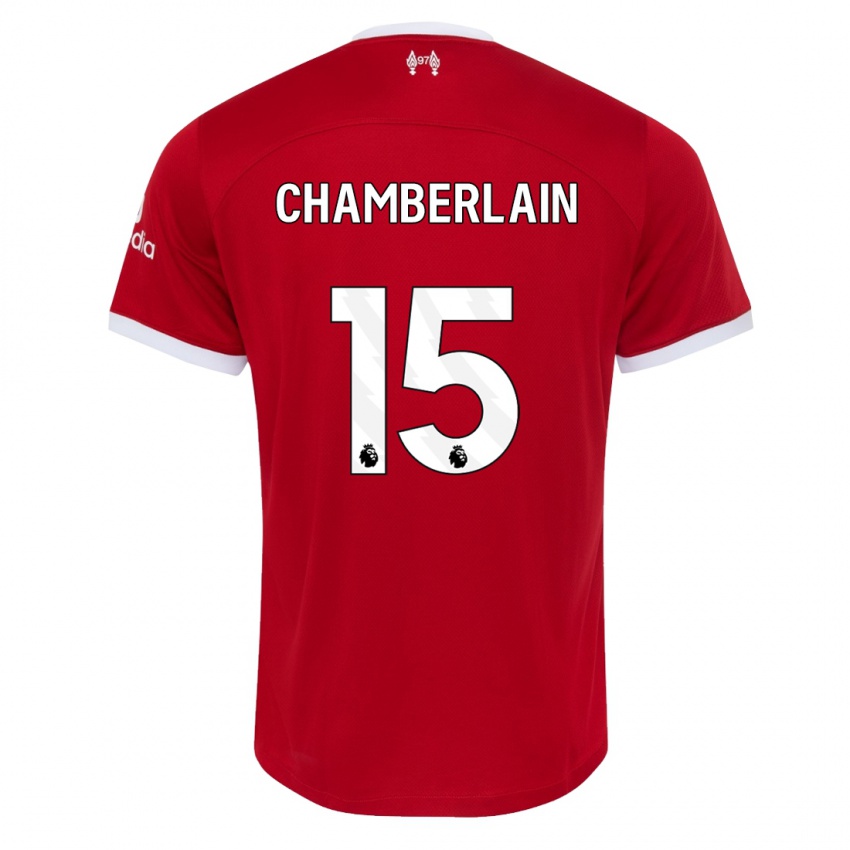Herren Alex Oxlade Chamberlain #15 Rot Heimtrikot Trikot 2023/24 T-Shirt