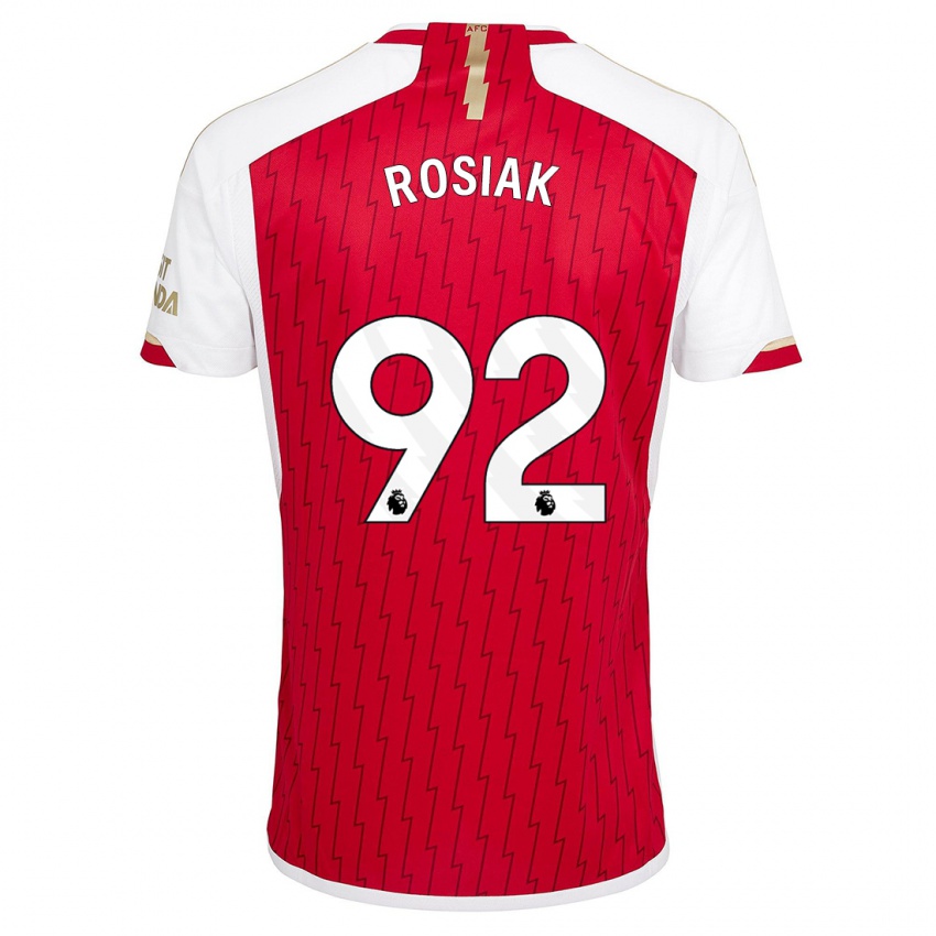 Herren Michal Rosiak #92 Rot Heimtrikot Trikot 2023/24 T-Shirt