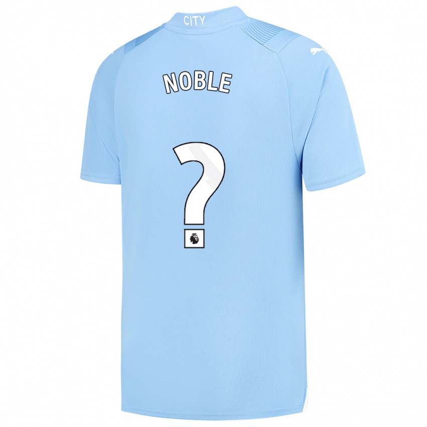 Herren Kian Noble #0 Hellblau Heimtrikot Trikot 2023/24 T-Shirt