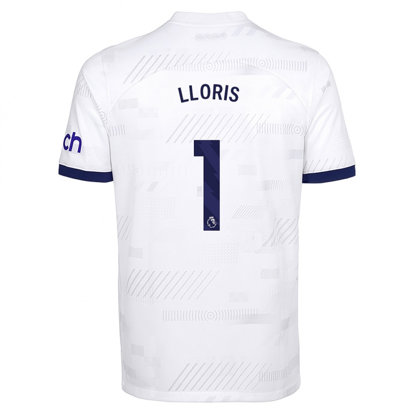 Herren Hugo Lloris #1 Weiß Heimtrikot Trikot 2023/24 T-Shirt