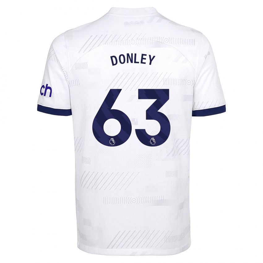 Herren Jamie Donley #63 Weiß Heimtrikot Trikot 2023/24 T-Shirt
