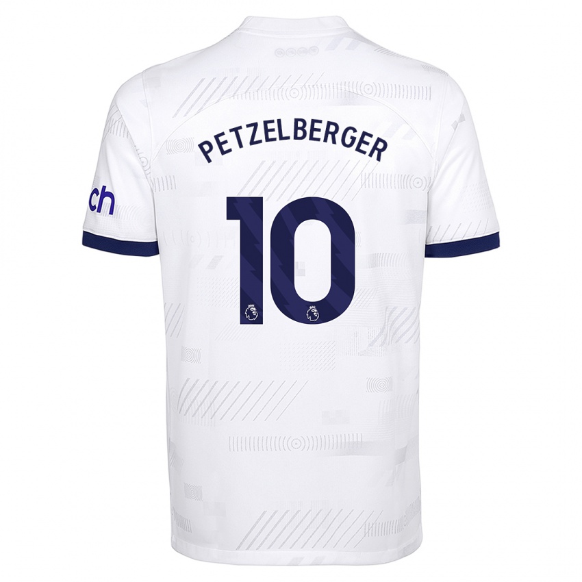 Herren Ramona Petzelberger #10 Weiß Heimtrikot Trikot 2023/24 T-Shirt