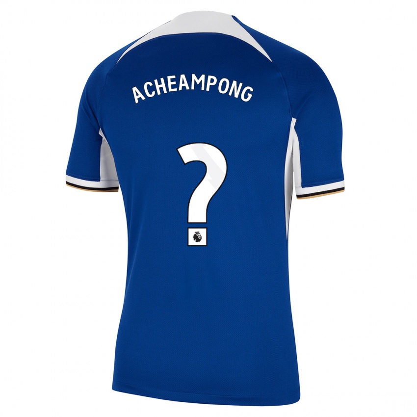 Herren Josh Acheampong #0 Blau Heimtrikot Trikot 2023/24 T-Shirt