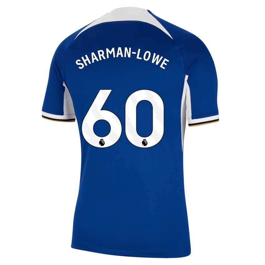 Herren Teddy Sharman-Lowe #60 Blau Heimtrikot Trikot 2023/24 T-Shirt