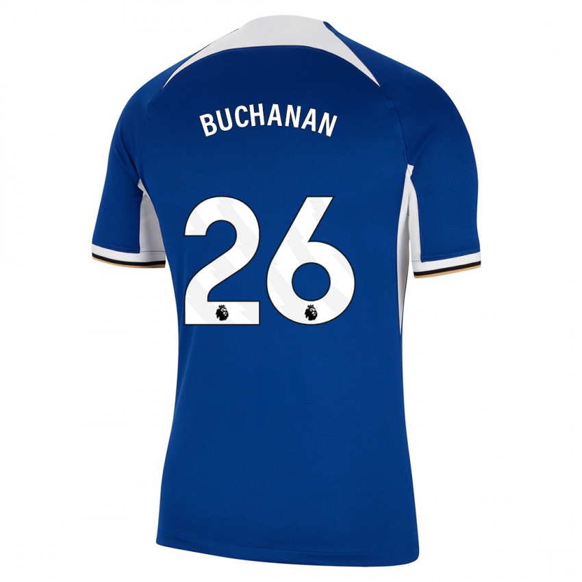 Herren Kadeisha Buchanan #26 Blau Heimtrikot Trikot 2023/24 T-Shirt