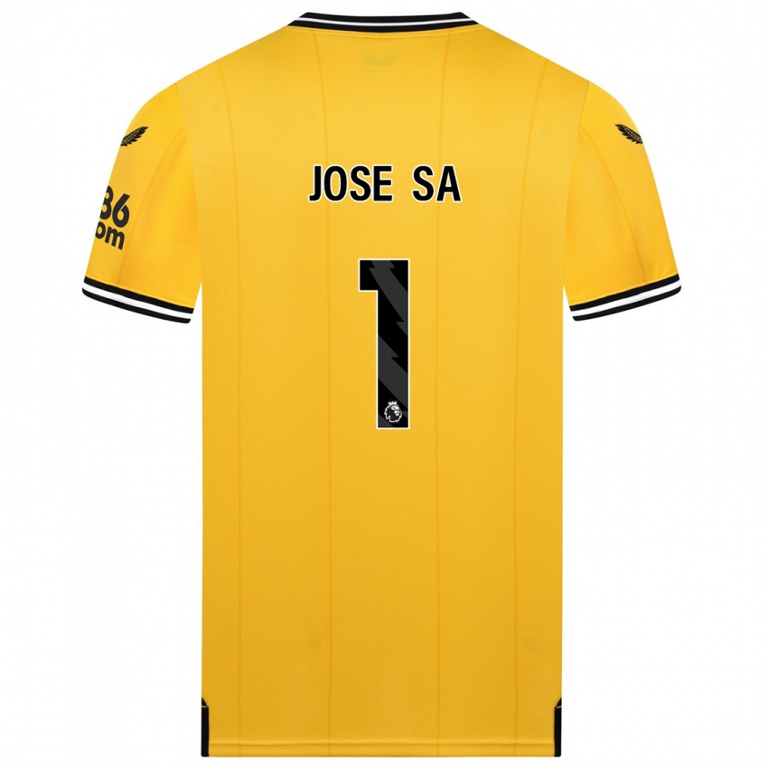 Herren Jose Sa #1 Gelb Heimtrikot Trikot 2023/24 T-Shirt