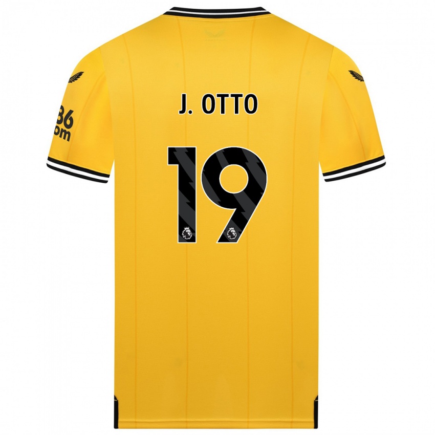 Herren Jonny Otto #19 Gelb Heimtrikot Trikot 2023/24 T-Shirt