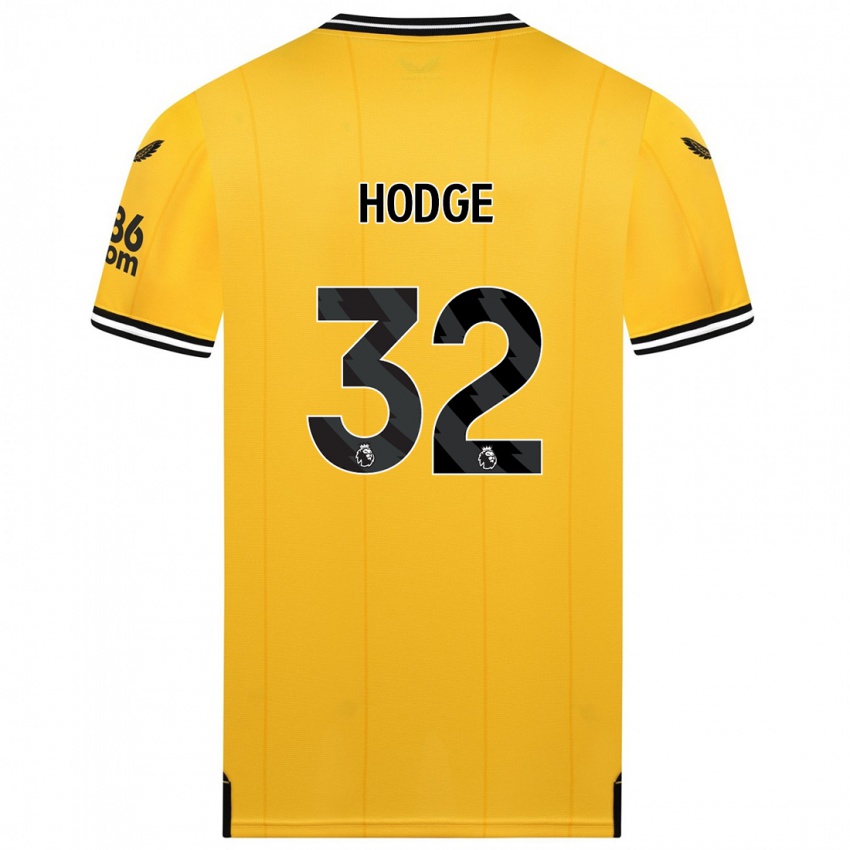 Herren Joe Hodge #32 Gelb Heimtrikot Trikot 2023/24 T-Shirt