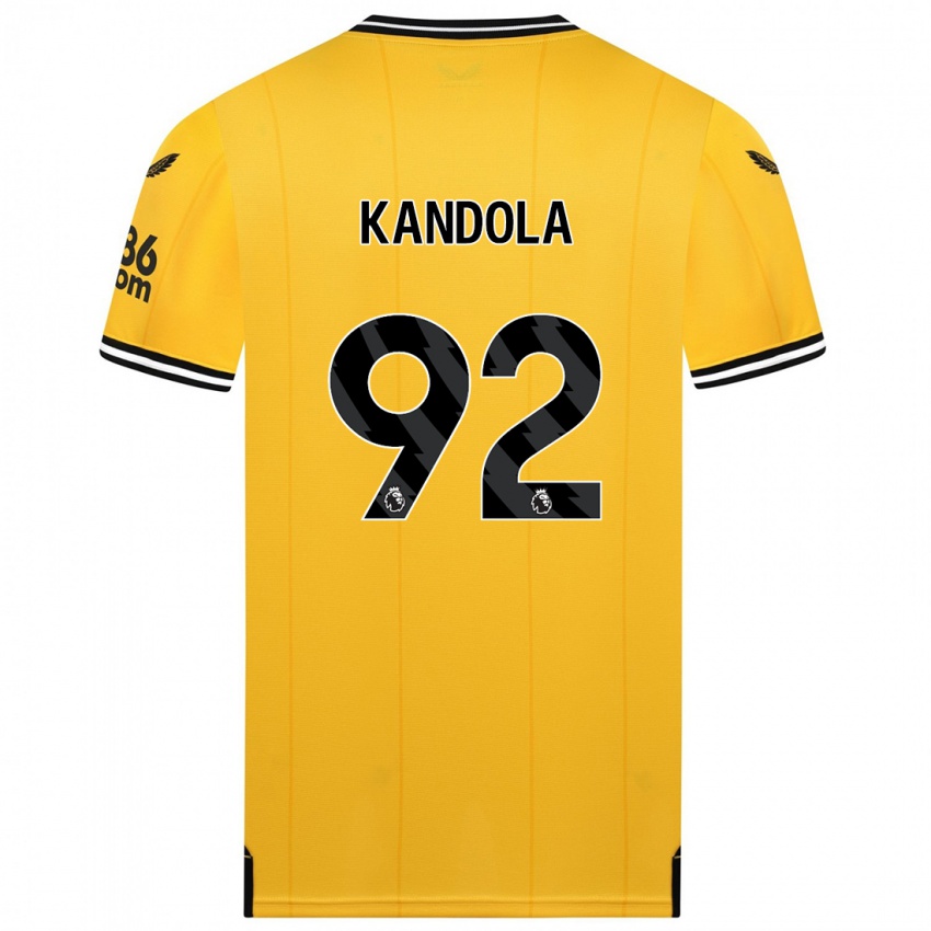 Herren Kam Kandola #92 Gelb Heimtrikot Trikot 2023/24 T-Shirt