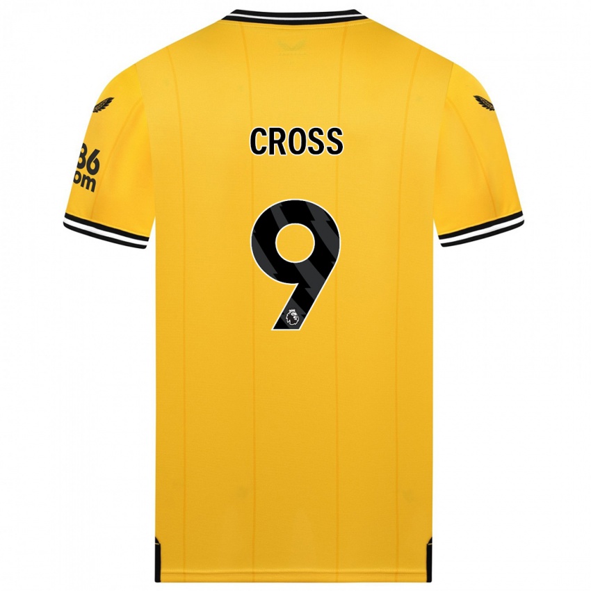 Herren Jade Cross #9 Gelb Heimtrikot Trikot 2023/24 T-Shirt