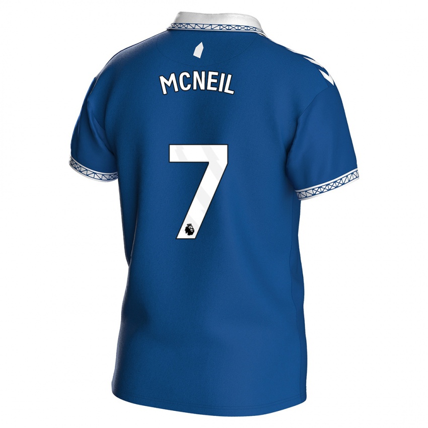 Herren Dwight Mcneil #7 Königsblau Heimtrikot Trikot 2023/24 T-Shirt