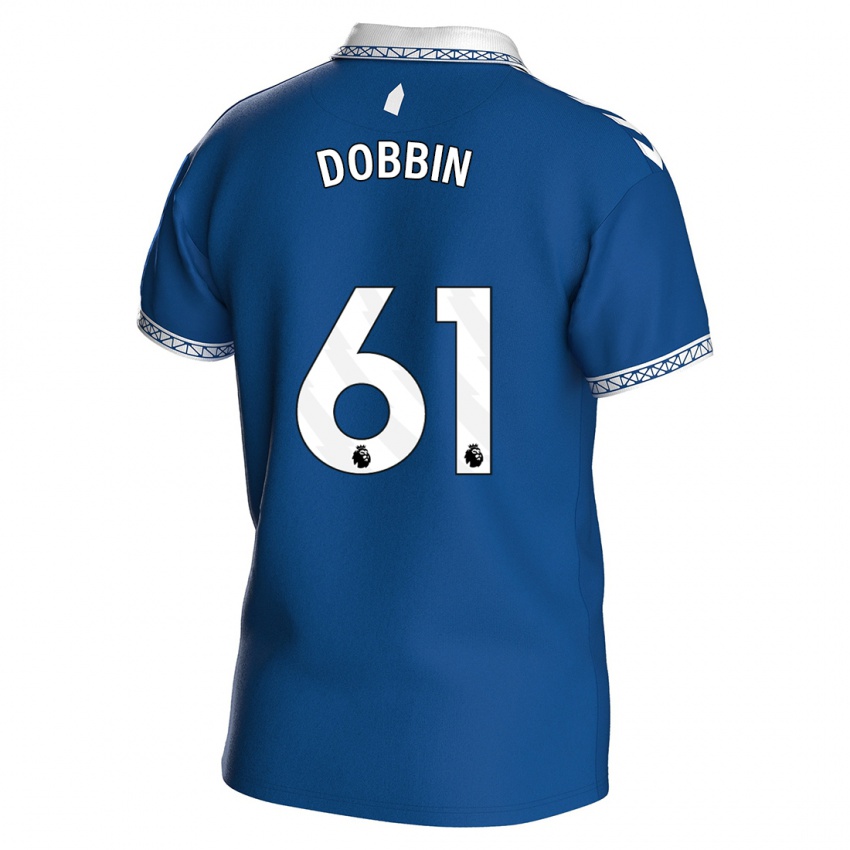 Herren Lewis Dobbin #61 Königsblau Heimtrikot Trikot 2023/24 T-Shirt