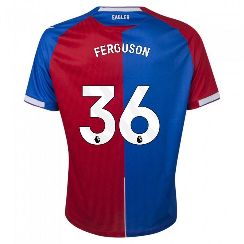 Herren Nathan Ferguson #36 Rot Blau Heimtrikot Trikot 2023/24 T-Shirt