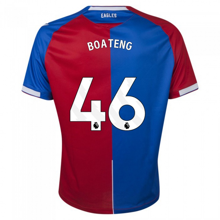 Herren Malachi Boateng #46 Rot Blau Heimtrikot Trikot 2023/24 T-Shirt