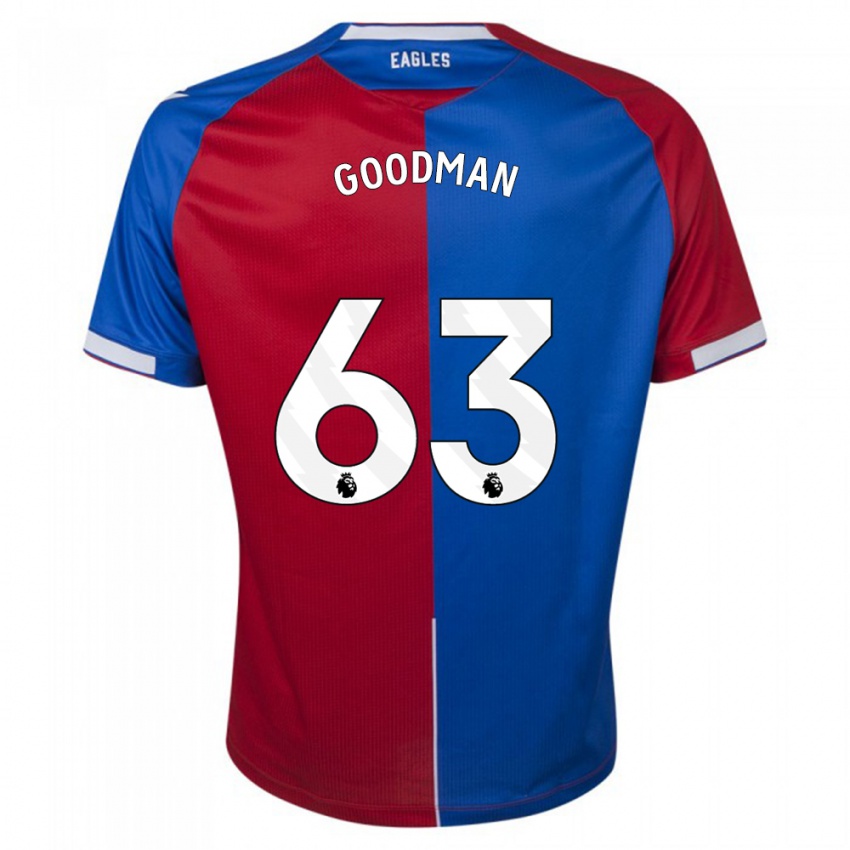 Herren Owen Goodman #63 Rot Blau Heimtrikot Trikot 2023/24 T-Shirt