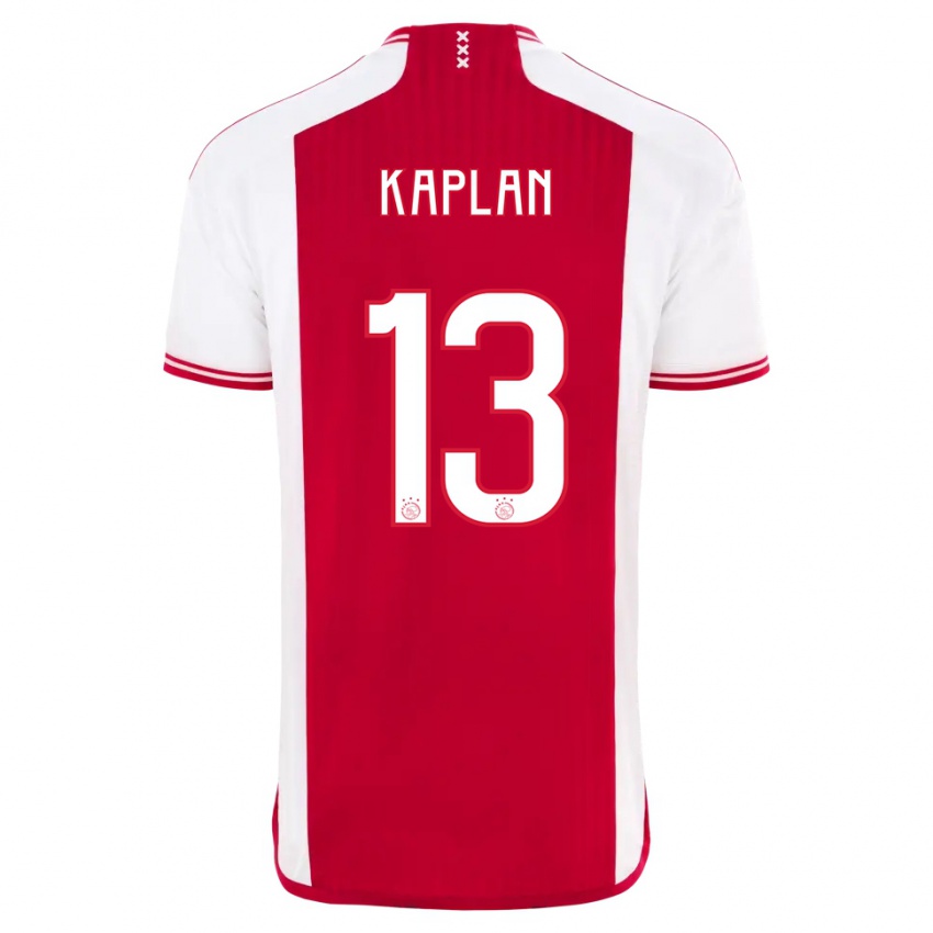 Herren Ahmetcan Kaplan #13 Rot-Weiss Heimtrikot Trikot 2023/24 T-Shirt