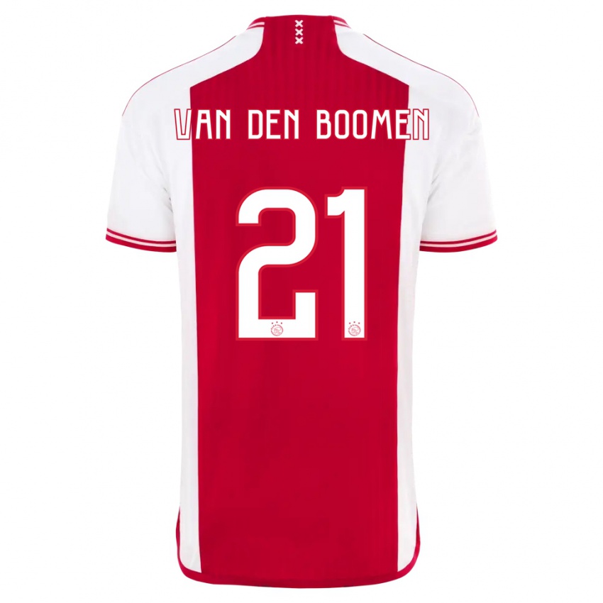 Herren Branco Van Den Boomen #21 Rot-Weiss Heimtrikot Trikot 2023/24 T-Shirt
